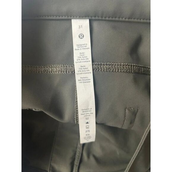 Lululemon Sleek City Slim Fit High Rise Pant Size 31 - Picture 3 of 7